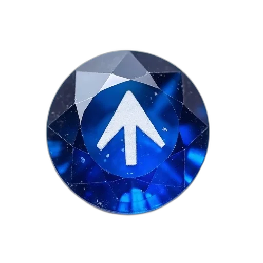 jewelry, umbrella, 3d render, blue, close-up, image, sapphire, gemstone transparent PNG cut-out