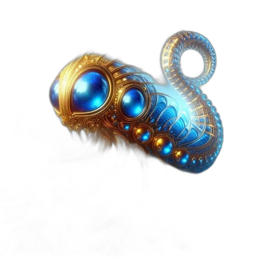 jewelry, creature, weapon, staff, concept art, 3d render, fantasy art, photorealistic transparent PNG cut-out