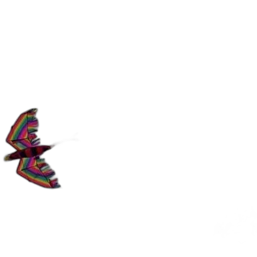shoes, umbrella, animal, hat, pixel art, concept art, vaporwave, 3d render transparent PNG cut-out