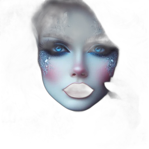 mask, face, jewelry, creature, photorealistic, fantasy art, 3d render, concept art transparent PNG cut-out