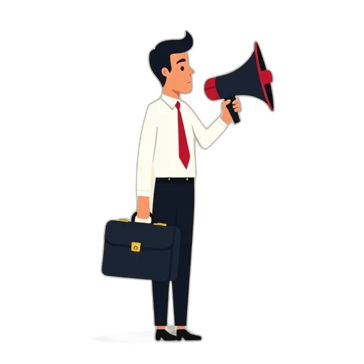 stylized, illustration, man, short, hair, wearing, white, shirt transparent PNG cut-out