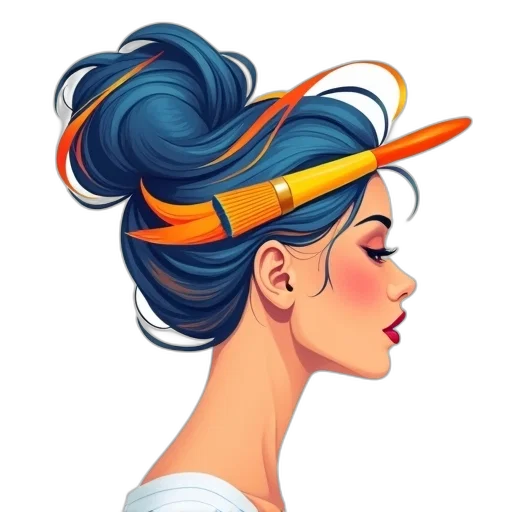 hat, crown, staff, hair, cartoon, concept art, anime, fantasy art transparent PNG cut-out