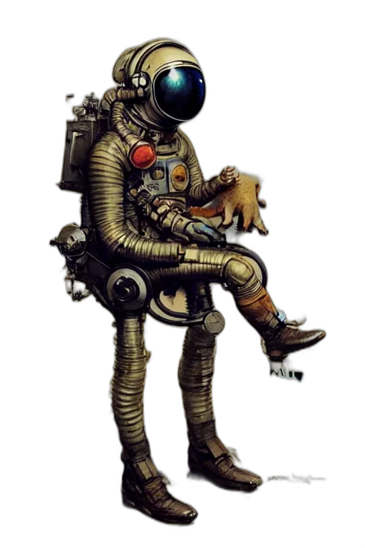 robot, staff, creature, animal transparent PNG cut-out