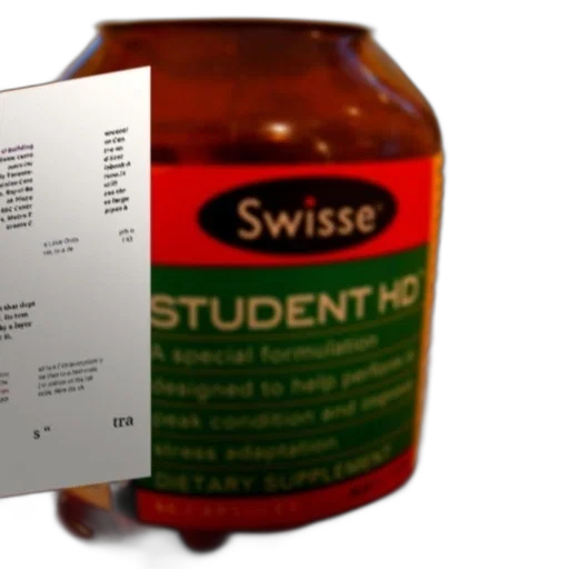 poster, swisse, student, featuring, person, blue, shirt, text transparent PNG cut-out