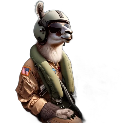 staff, jacket, animal, mask, concept art, 3d render, fantasy art, photorealistic transparent PNG cut-out