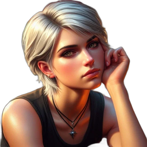 face, jewelry, staff, photorealistic, concept art, fantasy art, pixel art, dark transparent PNG cut-out