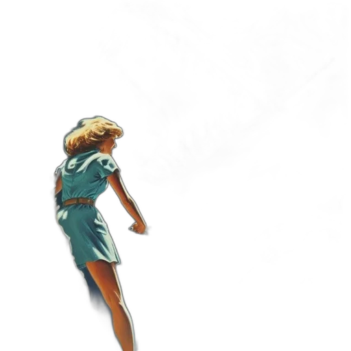 dress, staff, creature, concept art, fantasy art, pixel art, comic book art, underwater transparent PNG cut-out