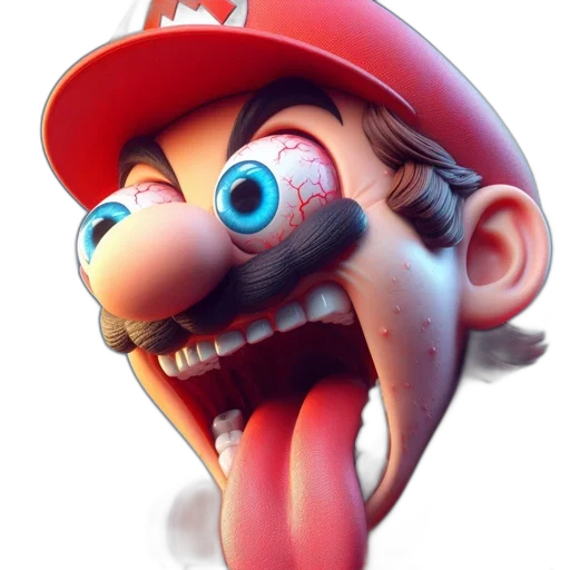 face, hat, mask, creature, 3d render, concept art, photorealistic, cartoon transparent PNG cut-out