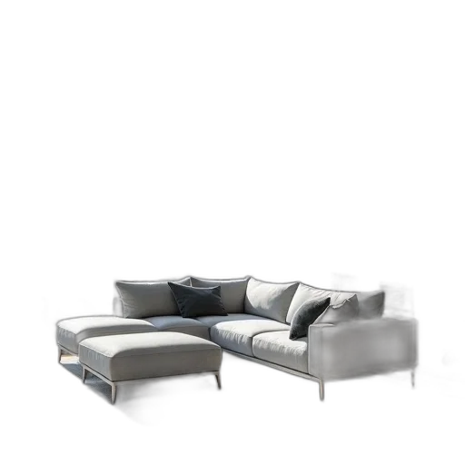furniture, 3d render, photorealistic, concept art, monochrome, earth tones, modern, living transparent PNG cut-out