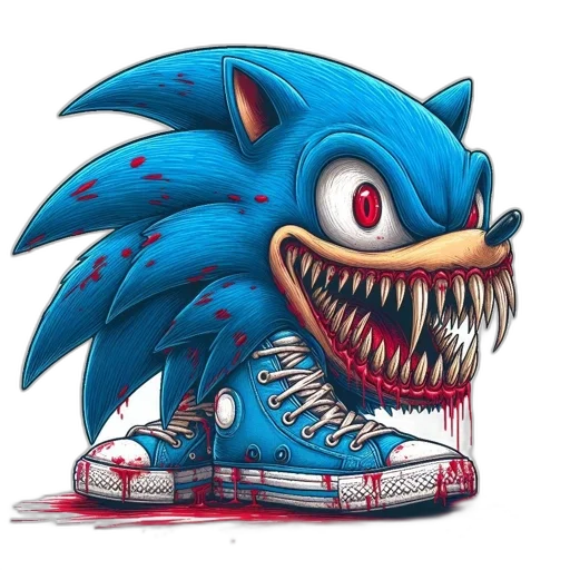 creature, animal, concept art, comic book art, pixel art, fantasy art, blue, eerie transparent PNG cut-out