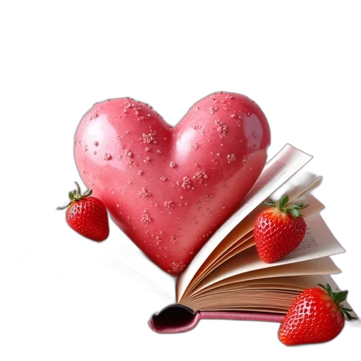 food, photorealistic, picture, book transparent PNG cut-out