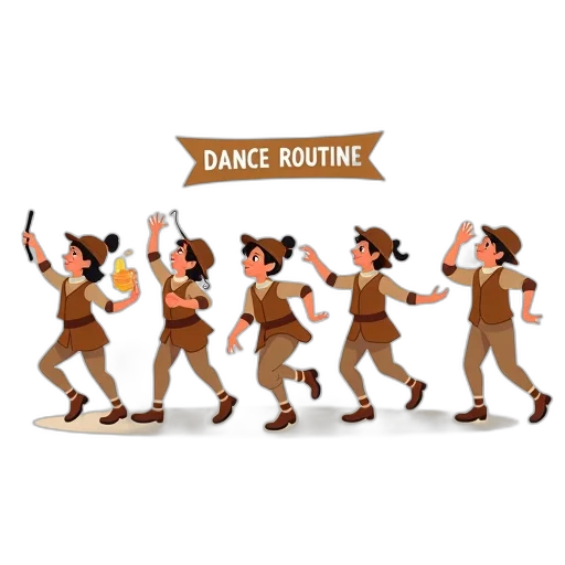 staff, concept art, pixel art, earth tones, set, six, illustrated, characters transparent PNG cut-out