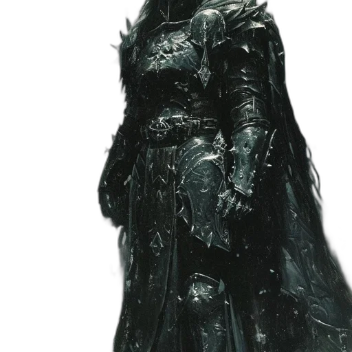 dress, sword, mask, staff, concept art, fantasy art, comic book art, 3d render transparent PNG cut-out