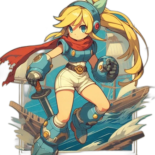 staff, sword, weapon, pixel art transparent PNG cut-out
