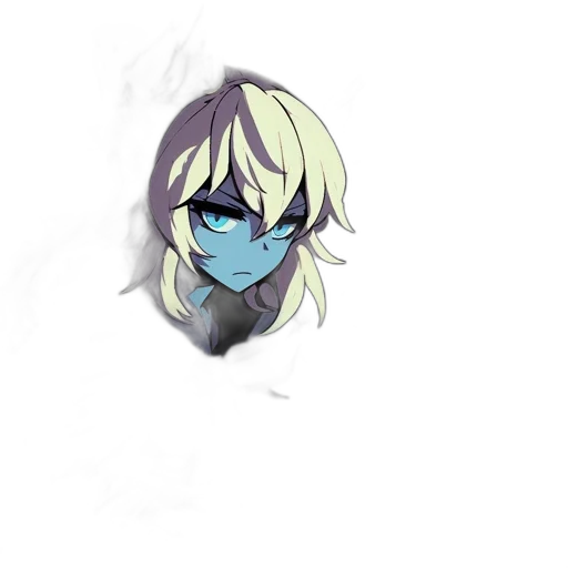 mask, face, creature, staff, concept art, anime, pixel art, fantasy art transparent PNG cut-out
