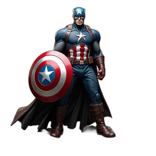 comic book art, concept art, 3d render, avengers transparent PNG cut-out