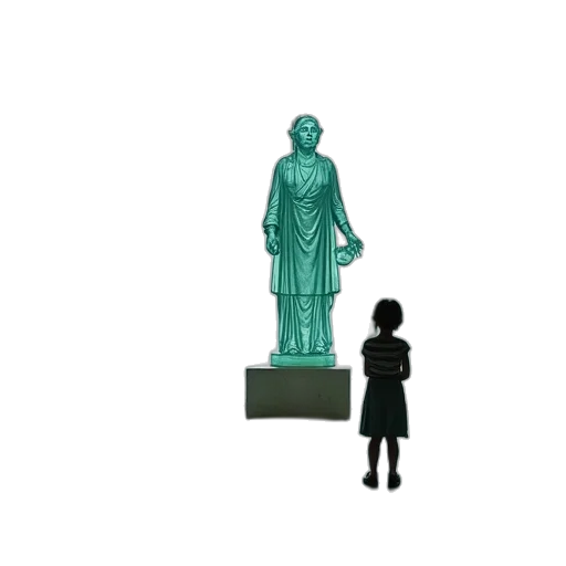 dress, staff, crown, 3d render transparent PNG cut-out