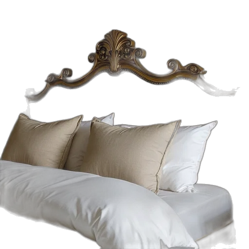 furniture, crown, 3d render, photorealistic transparent PNG cut-out