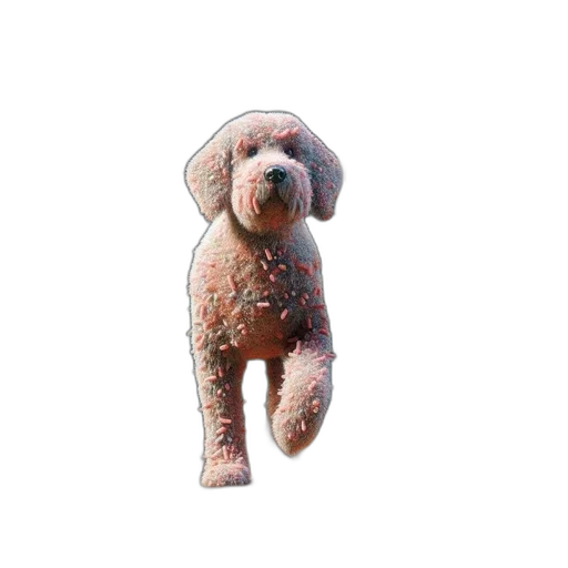 animal, staff, jewelry, creature, 3d render, photorealistic, oil painting, outdoor transparent PNG cut-out