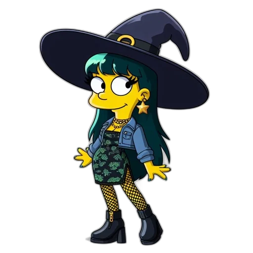 hat, staff, dress, weapon, pixel art, cartoon, concept art, 3d render transparent PNG cut-out