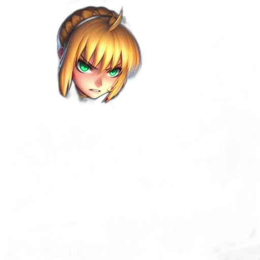 staff, face, mask, weapon, pixel art, anime, concept art, fantasy art transparent PNG cut-out
