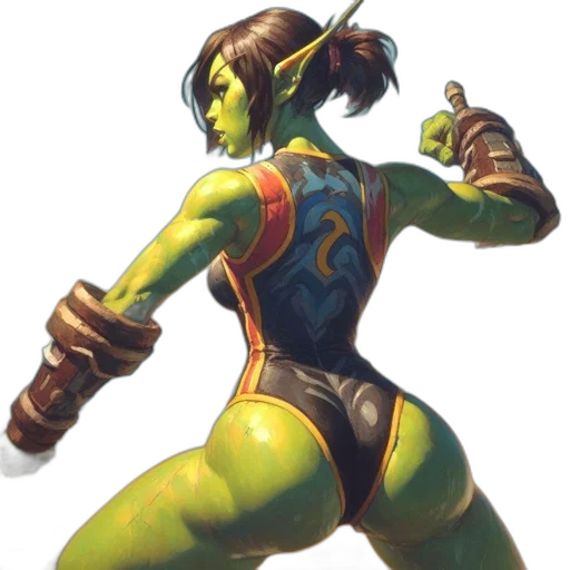staff, weapon, concept art, fantasy art, pixel art, comic book art, green, orc-like transparent PNG cut-out