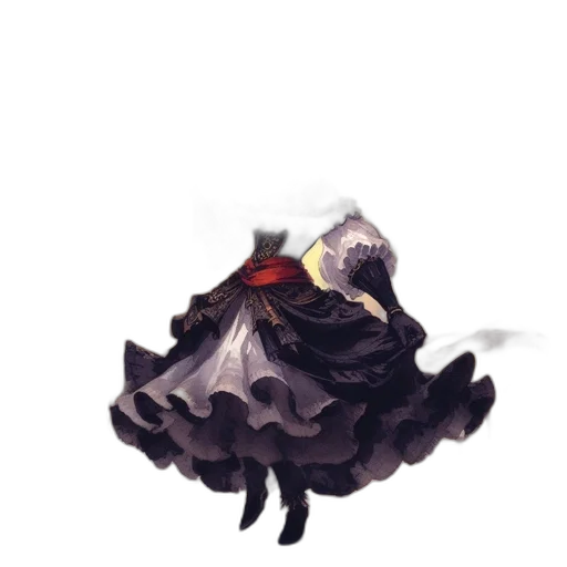 dress, crown, hat, creature, concept art, pixel art, watercolor, fantasy art transparent PNG cut-out