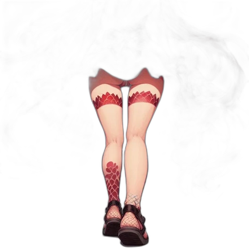 shoes, dress, mask, staff, concept art, 3d render, pixel art, fantasy art transparent PNG cut-out
