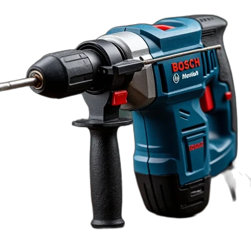 weapon, staff, robot, bosch, rotary, hammer, made, professional transparent PNG cut-out