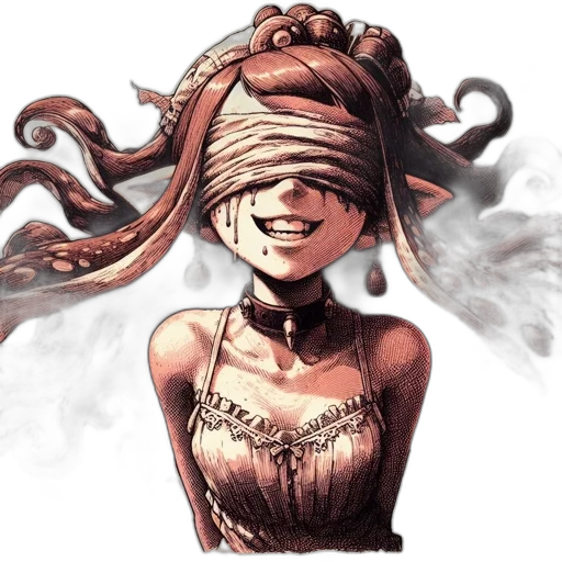 mask, hat, staff, face, concept art, comic book art, fantasy art, anime transparent PNG cut-out