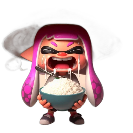 food, weapon, animal, creature, concept art, 3d render, vaporwave, pixel art transparent PNG cut-out
