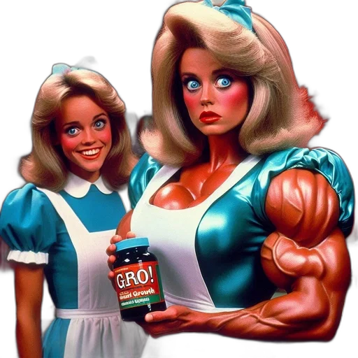 robot, food, comic book art, photorealistic, concept art, cartoon, two, women transparent PNG cut-out