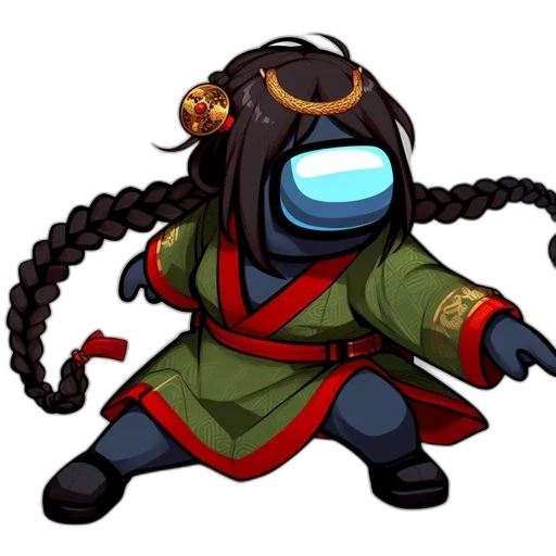 staff, jacket, mask, concept art, pixel art, cyberpunk, fantasy art, animated transparent PNG cut-out