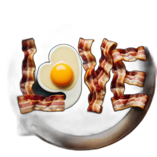 food, weapon, photorealistic, skillet, holds, egg, within, heart transparent PNG cut-out