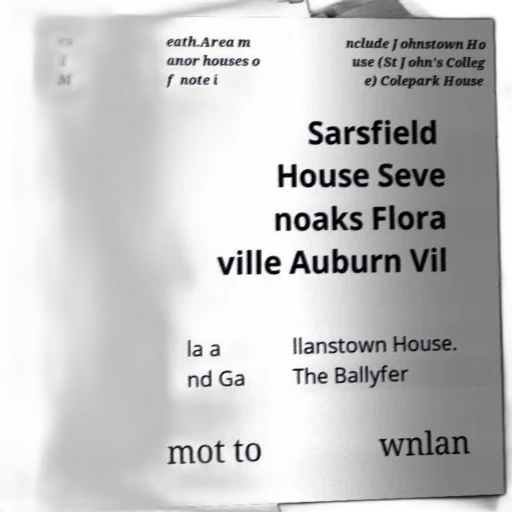 bottle, list, notable, manor, houses, county, meath, including transparent PNG cut-out
