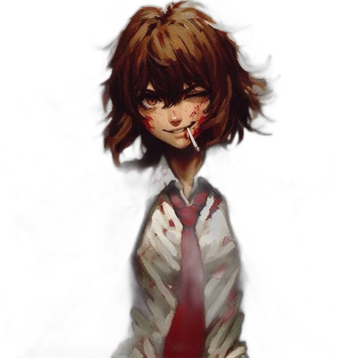 face, staff, mask, creature, concept art, pixel art, anime, photorealistic transparent PNG cut-out