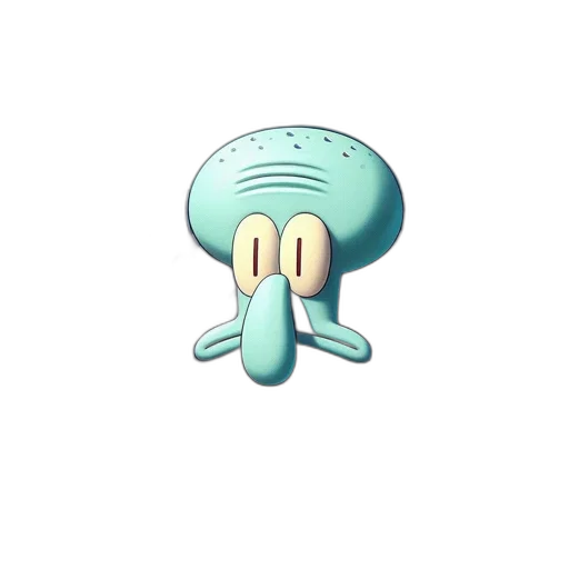 hat, creature, animal, staff, 3d render, concept art, pixel art, cartoon transparent PNG cut-out