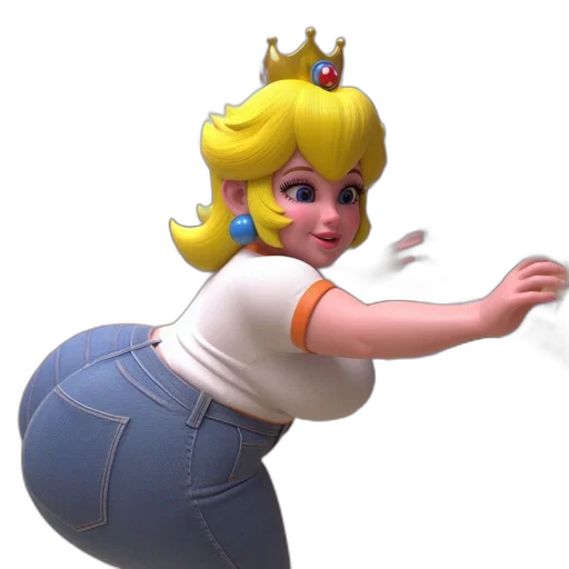 crown, dress, weapon, staff, 3d render, concept art, animated, character transparent PNG cut-out