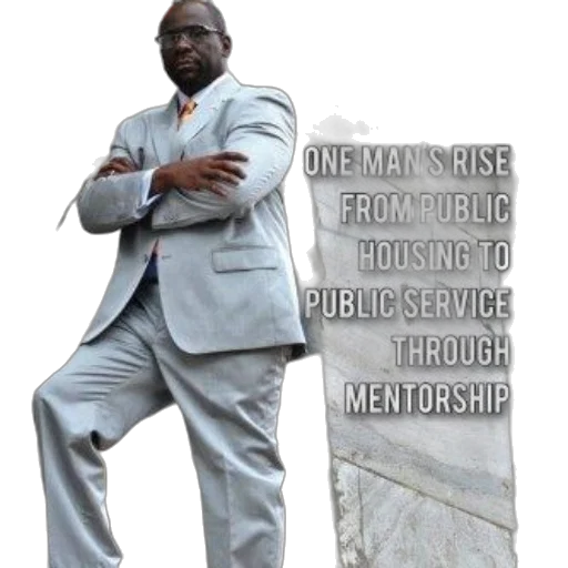 staff, man, suit, stands, confidently, text, about, his transparent PNG cut-out