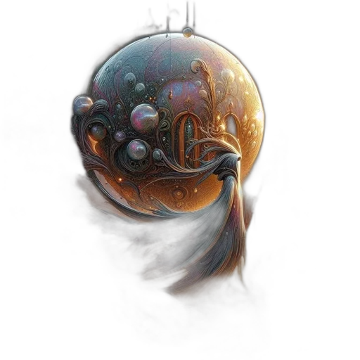 mask, robot, crown, creature, concept art, fantasy art, watercolor, photorealistic transparent PNG cut-out