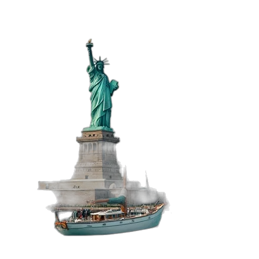 3d render, photorealistic, concept art, liberty transparent PNG cut-out