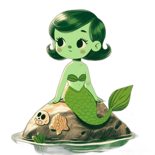creature, food, animal, concept art, watercolor, fantasy art, comic book art, underwater transparent PNG cut-out