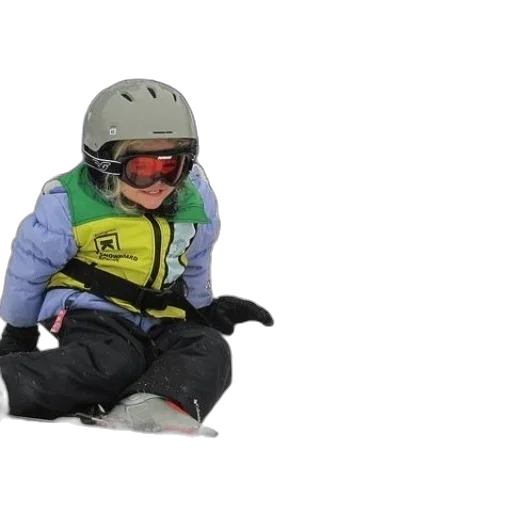 jacket, two, children, sit, snow, their, skis transparent PNG cut-out