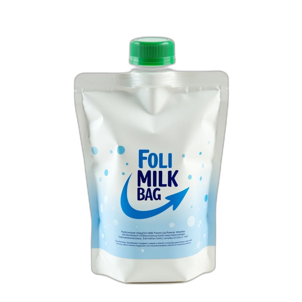 bottle, food, product, image, foil, milk, bag, blue transparent PNG cut-out