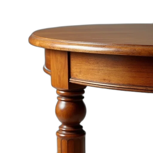 furniture, crown, staff, 3d render, photorealistic, wooden, dining, table transparent PNG cut-out