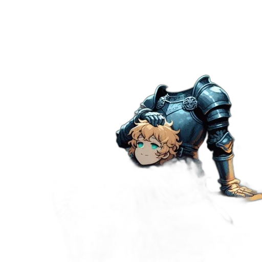 robot, weapon, sword, creature, concept art, 3d render, photorealistic, pixel art transparent PNG cut-out
