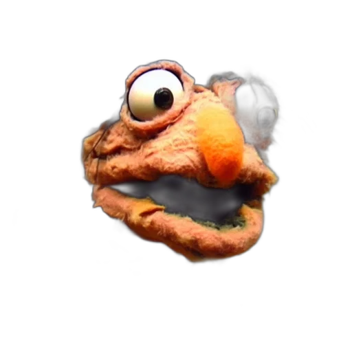 mask, face, creature, staff, 3d render, concept art, photorealistic, cartoon transparent PNG cut-out