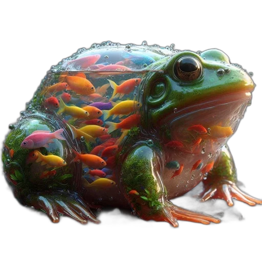 animal, creature, hat, crown, photorealistic, concept art, 3d render, oil painting transparent PNG cut-out