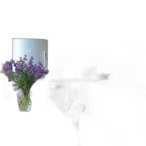 flower, bottle, crown, jewelry, photorealistic, 3d render, concept art, underwater transparent PNG cut-out