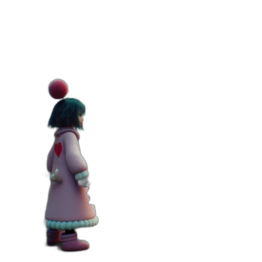 staff, robot, hat, weapon, 3d render, concept art, vaporwave, pixel art transparent PNG cut-out